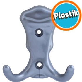 Resim Mobilya Duvar Kapı Vestiyer Portmanto Askısı Dolap Elbise Askılığı Gri Plastik Askı Askılık 