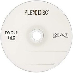 Resim DVD-R 4.7GB 16x Logo Markalı Kaydedilebilir Medya Diski - 100 Disk Mili (FFP) 632-815-BX 