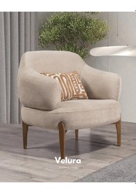 Resim Latte Berjer & Tekli Koltuk Ekru 