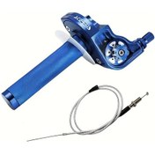 Resim Cloudstore Cnc Alüminyum Hızlı Dönüşlü Gaz Kolu Blue 7/8" 22mm Dirt Bike Motosiklet 