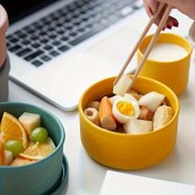 Resim Ofis, Piknik, Seyahat için Taşınabilir Öğle Yemek Kutusu, Mikrodalga Güvenli, Yuvarlak Şekil, Mutfak Temel Gereksinimleri, Kapağı ile, Güç Gerektirmez, Silikon Gıda Depolama Kabı 