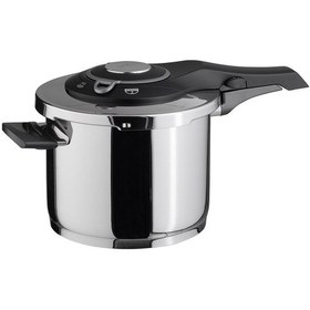 Resim Jumbo Procook Siyah Açık Gri Paslanmaz Çelik 6 L Düdüklü Tencere Gri - Siyah 