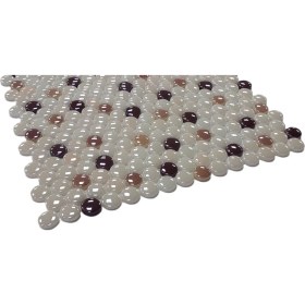 Resim MozaiKristaL Mutfak Tezgah Arası, Banyo, Havuz, Sauna, Spa, Ev, Bahçe ve İşyeri, Yaşam Alanlarının Tüm Yüzeyleri İçin 22 Mm. Yuvarlak Cam Mozaik. ( 1 Koli = 1 M2 FİYATIDIR ) 