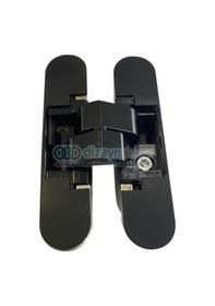 Resim Mat Siyah Gömme Gizli Ayarlı Kapı Menteşesi Eko 110 X 24 Mm. 40 Kğ 