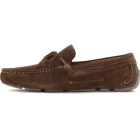 Resim Derimod Erkek Vizon Süet Deri Loafer 26SFD630410 