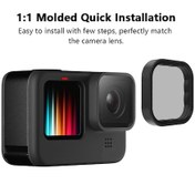Resim Lemestar Telesın Gp-flt-902 3'lü Nd Filtre Seti - Gopro Hero 9/10 İçin Yüksek Kaliteli Aksiyon Kamerası Aksesuarı 