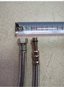 Resim 1 Adet 70 Cm Armatür Flex Çelik Örgülü Bağlantı Hortumları 