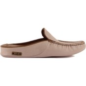 Resim Sail Lakers - Sütlü Kahve Deri Erkek Ev Terliği 110-547-X 