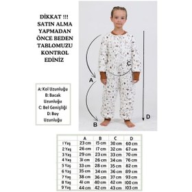 Resim Cantoy Kız Erkek Çocuk Kalın Elyaf Dolgulu Premium Kalite 2.5 Tog Desenli Uyku Tulumu Kahverengi - Ekru 