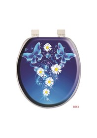 Resim Softy Classic Desenli Yumuşak Klozet Kapağı Beyaz 8691580104251 