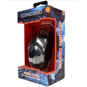 Resim Concord C-21 Kablolu 2400 DPI RGB 4 Tuşlu Işıklı Oyuncu Mouse Fare 