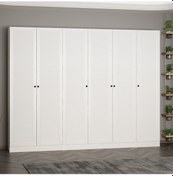 Resim Minar Kale 210 Cm 6 Kapaklı 4b Raf Portmanto Byz Mbr Panjur Byz 