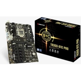 Resim Biostar TB360-BTC Pro Ver.6x 8.9 Nesil Lga 1151 Ddr4 2666 M.2 12'li Ekran Girişi Hdmı Mining Anakart 