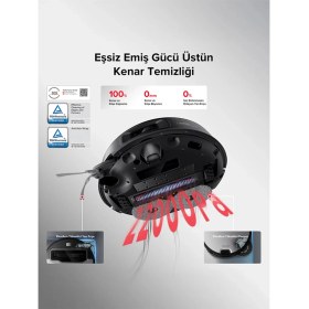 Resim Roborock Saros Z70 Gümüş Robot Süpürge: 22.000 Pa Emiş Gücü, Omnigrip Mekanik Kol, 40MM Engel Aşma, 80°c Hijyenik Paspas Yıkama ve Kurutma Istasyonlu, 3D Tof Navigasyon, 180 Dakika Çalışma Süresi 
