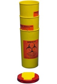 Resim MOSLAB Tıbbi Atık Kutusu 0,5 Lt 10 Adet 