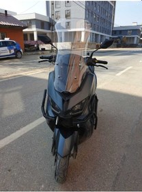 Resim Motocam Rks Grace Pro Siperlik Ön Cam 2023 2024 Model 65cm Şeffaf Renkli 4mm Uzun Cam 