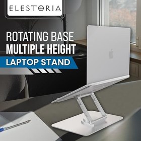 Resim Elestoria Masa için Ayarlanabilir Dizüstü Bilgisayar Standı | 360 Dönen Dizüstü Bilgisayar Standı | Ergonomik Dizüstü Bilgisayar Standı Katlanabilir ve Taşınabilir Bilgisayar Standı | MacBook ve 