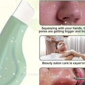 Resim Siyah Nokta Temizleyici Aracı - Gözenek ve Ölü Cilt için Manuel Peeling Kazıyıcı, Temizleme El Aleti, Salon Kalitesinde Yüz Cilt Bakım Aleti, Minimalist Tasarım, Yumuşak Dokulu Sap 