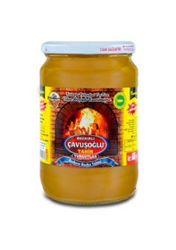 Resim Bozkırlı Çavuşoğlu Odun Ateşinde Kepeksiz Bozkır Tahini Cam Kavanoz 600 G 