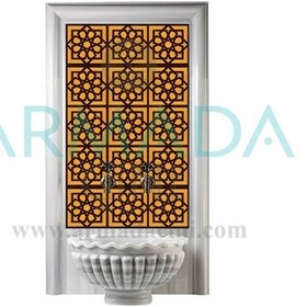 Resim Armada Çini 60X100 CM Sp 101 Kahve Serigraf Türk Hamamı Pano 