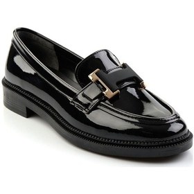 Resim Siyah Kadın Loafer Ayakkabı K01216100008 Siyah 