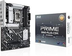 Resim ASUS PRIME B860-PLUS-CSM Intel B860 LGA1851 DDR5 8200 DP HDMI 3x M2 USB3.2 Gen 2x2 AURA RGB 2.5Gbit LAN ATX 8+1+1 Güç Aşamaları, 1xGen5 M.2, Ready for Advanced AI PC, Uzaktan Yönetim Yazılımı 