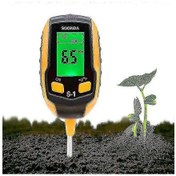 Resim Profesyonel 4'ü 1 Arada Toprak Test Cihazı - Çim Bakım Bitkileri İçin Ph, Nem, Işık, Sıcaklık Ölçer 