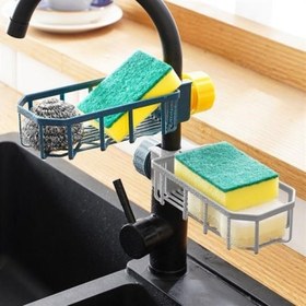 Resim BUFFER® Musluk Kenarı Plastik Süngerlik Sabunluk Mutfak Düzenleyici Sünger Sabun Mutfak Organizeri 