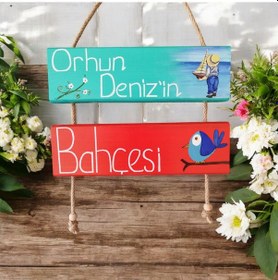 Resim İsme Özel İsimlik Bebek Ve Çocuk Kapı Süsü Duvar Süsü Ev Hediyesi 