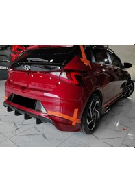 Resim Hyundai İ20 Arka Ek Plastik Siyah Difüzör 2019+ Arka-bodykit-ek-karlık 