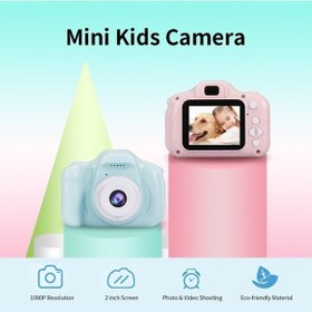 Resim Bloomnest Mini Çocuk Kamerası 2 İnç Hd Ekran, Şarj Edilebilir, 32 Gb Hafıza Kartı, Mavi Video Kamera 