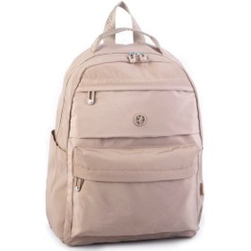 Resim Nas Bag Extra Hafif Su Geçirmez Çok Gözlü Waterproof Unisex Sırt Çantası 30x40 Cm Vizon 