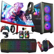 Resim Turbox TX5419 I5 6400 16GB Ram 512GB SSD 4gb RX560 23.6 Inç Curved Oyuncu Masaüstü Bilgisayarı 