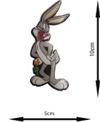 Resim REMSATİC Ütü Ile Yapışan Arma - Patch - Bugs Bunny Modeli (5cm X 10cm) 