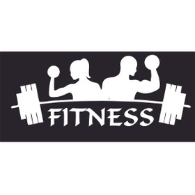 Resim Birim Matbaa FITNESS CLUP 2 STİCKER (100X40 CM) 