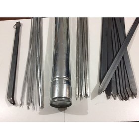 Resim Mangal Seti 60Cm -Adana Kebap Şişi.Kuşbaşı-25.Ciğer-25.Kutu.Maşa 