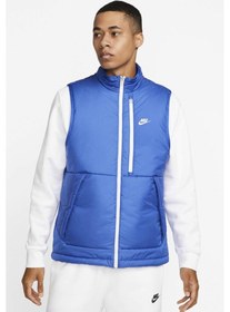 Resim Nike Sportswear Therma Fit Legacy Men's Gilet Blue Terma Fit Erkek Yelek Mavi 