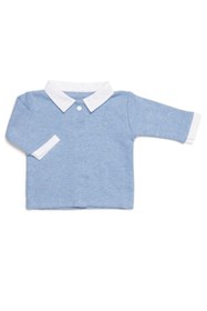 Resim POETREE KIDS Pamuklu Polo Yaka Bebek Pijama Takımı 