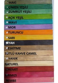 Resim Antinkuntinci Ahşap Kasa Raf Çiçeklik Kitaplık Renkli Mini Kasa (415899931) 