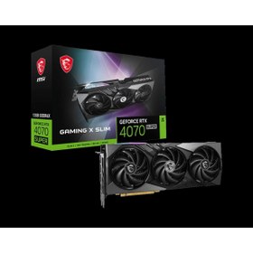 Resim MSI Geforce Rtx4070 Super 12g Uyumlu Gamıng X Slım 12gb Gddr6x 192bıt Ekran Kartı 