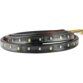 Resim Healeele Pikap Suv Için Ters Fren Dönüş Sinyali ile 60 Inç Üç Sıralı Kamyon Işık Çubuğu (Yurt Dışından) 