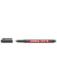Resim 6'lı Yeşil Edding 147s Asetat Kalemi Silgili 0.3 MM Yeşil 