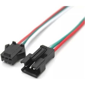 Resim 10 Adet Jst Sm 3 Pin 20cm+20cm 0.50mm Kablolu Konnektör 
