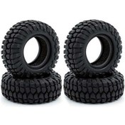 Resim Wholesale00 1/24 Axial Scx24 Rc Araçlar İçin 4'lü Kauçuk Lastik Seti - 54mm 