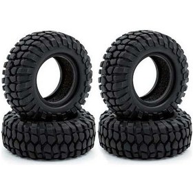 Resim Wholesale00 1/24 Axial Scx24 Rc Araçlar İçin 4'lü Kauçuk Lastik Seti - 54mm 