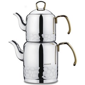 Resim Korkmaz Erna Gold Çaydanlık Takımı 