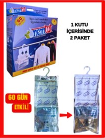 Resim Nem Tutucu Alıcı Rutubet Giderici Önleyici Korozyon Önleyici Koku Giderici 1 Kg (1 Kutu - 2 Paket) 