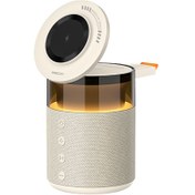 Resim Recci RCW-51 Kablosuz Şarj Standı Ambiyans Işıklı Bluetooth Speaker Hoparlör Özellikli Beyaz 