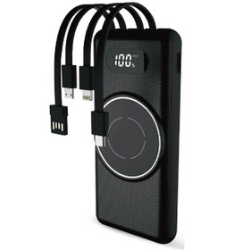 Resim 10.000 Mah Taşınabilir Hızlı Şarj Aleti/wireless Powerbank W01 