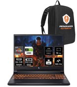 Resim ACER Nitro V16 R7-8845HS 64GB 512GB SSD RTX4060/8GB 85W 16'' 165Hz WUXGA FDOS & PER4 ÇANTA 